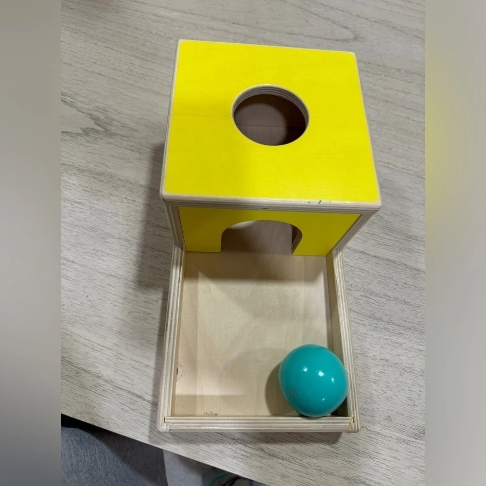 Lovevery ball drop wooden toy baby toddler montessori inspector play kit 6-12
